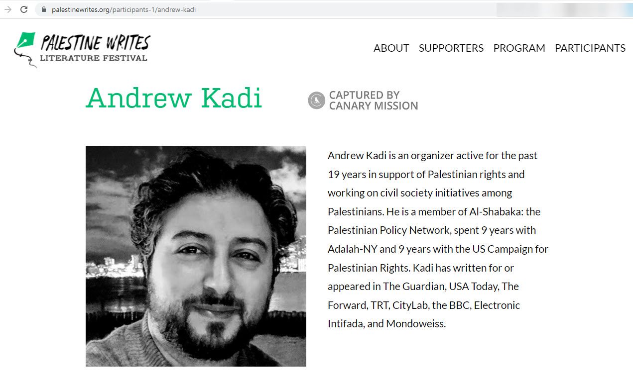Andrew Kadi, palestinewrites.org - Feb 1, 2022