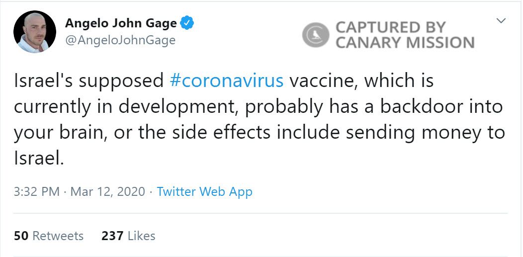 Lucas Gage, Twitter - Mar 12, 2020