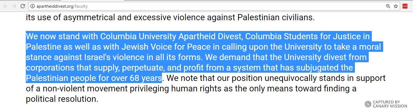 Ann Douglas, apartheiddivest.org - Jun 24, 2018