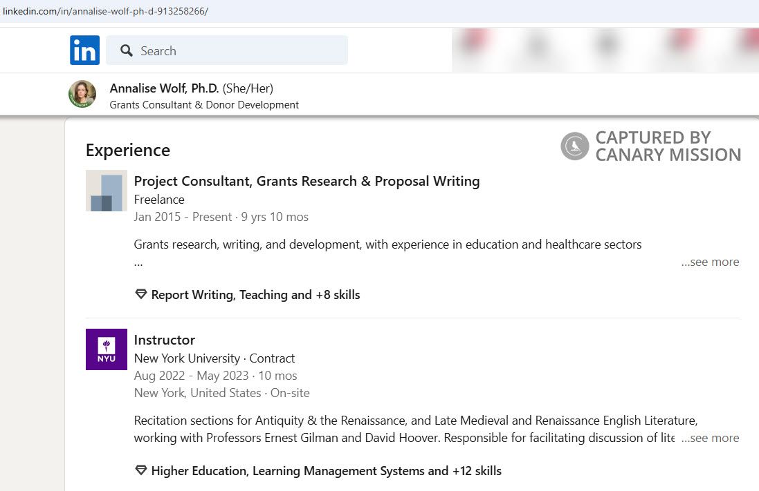 Annalise Wolf, LinkedIn - Oct 27, 2024