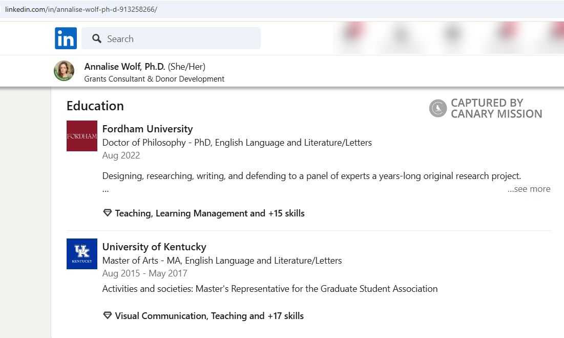 Annalise Wolf, LinkedIn - Oct 27, 2024