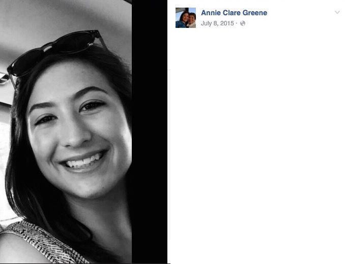 Annie-Clare Greene, Facebook - 08 Jul 2015