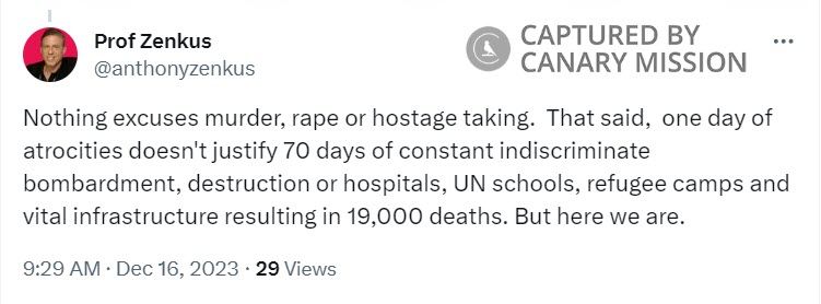 Anthony Zenkus, Twitter - Dec 16, 2023