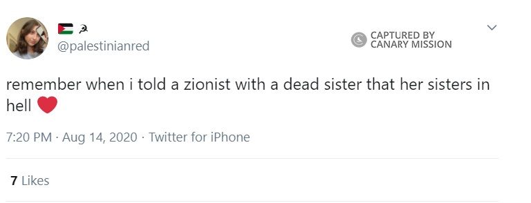 Asma Barakat, Twitter - Aug 14, 2020