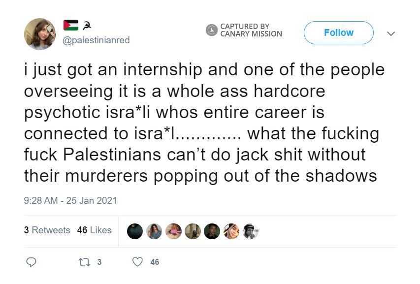 Asma Barakat, Twitter - Jan 25, 2021