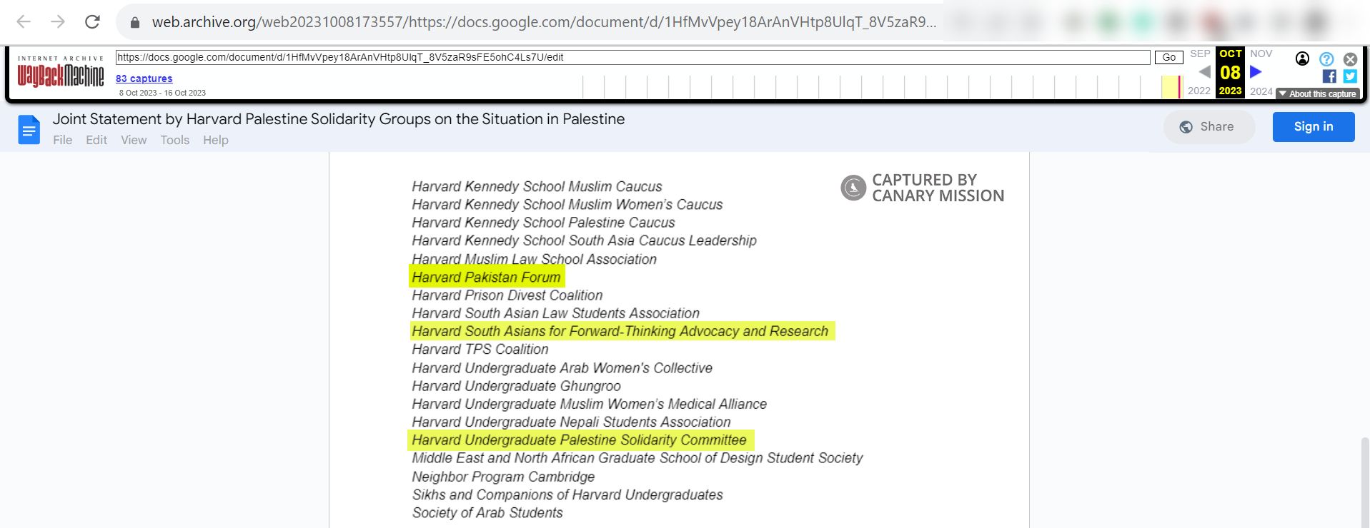 Asmer Safi, docs.google.com - Oct 8, 2023