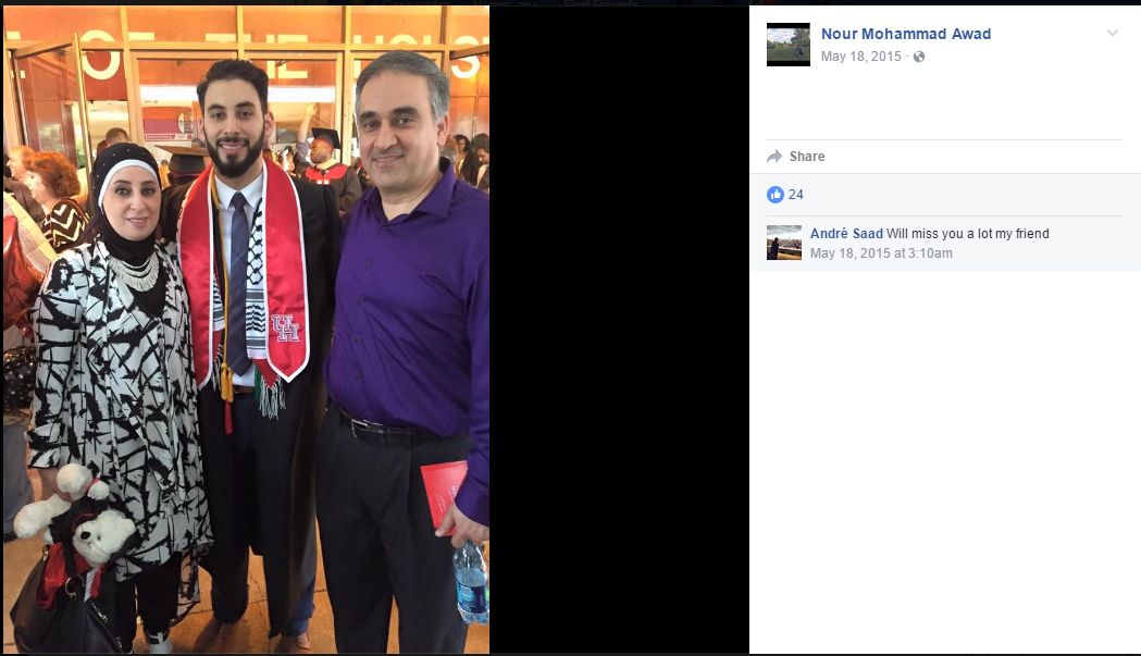 Nour Awad, Facebook - 18 May 2015