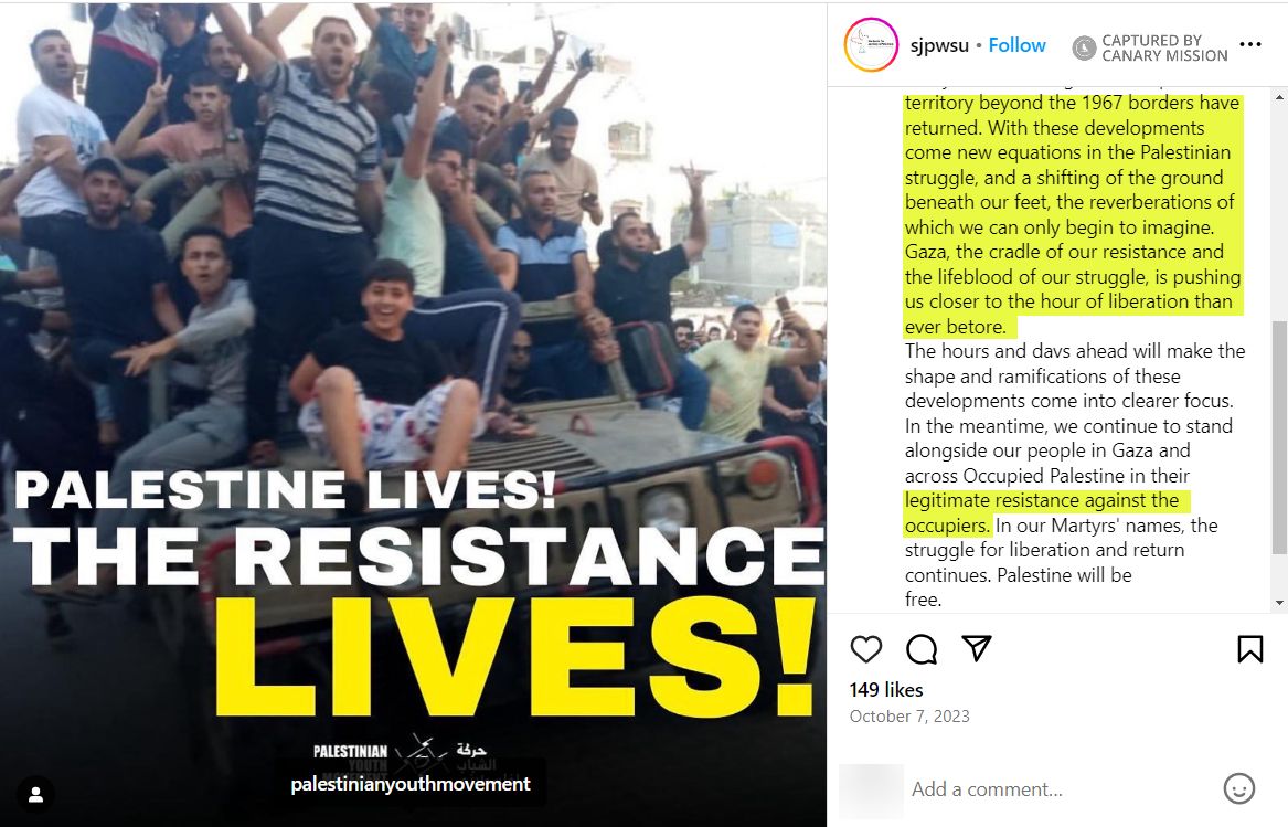 Aya Mohammad, Instagram - Oct 7, 2023