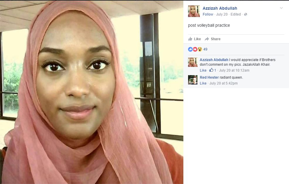 Azzizah Abdullah, Facebook - 20 Jul 2016