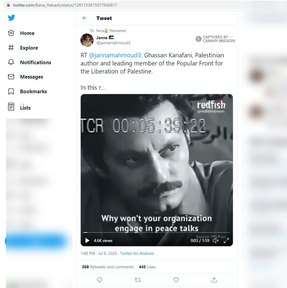 Bana Habash, Twitter - Jul 8, 2020