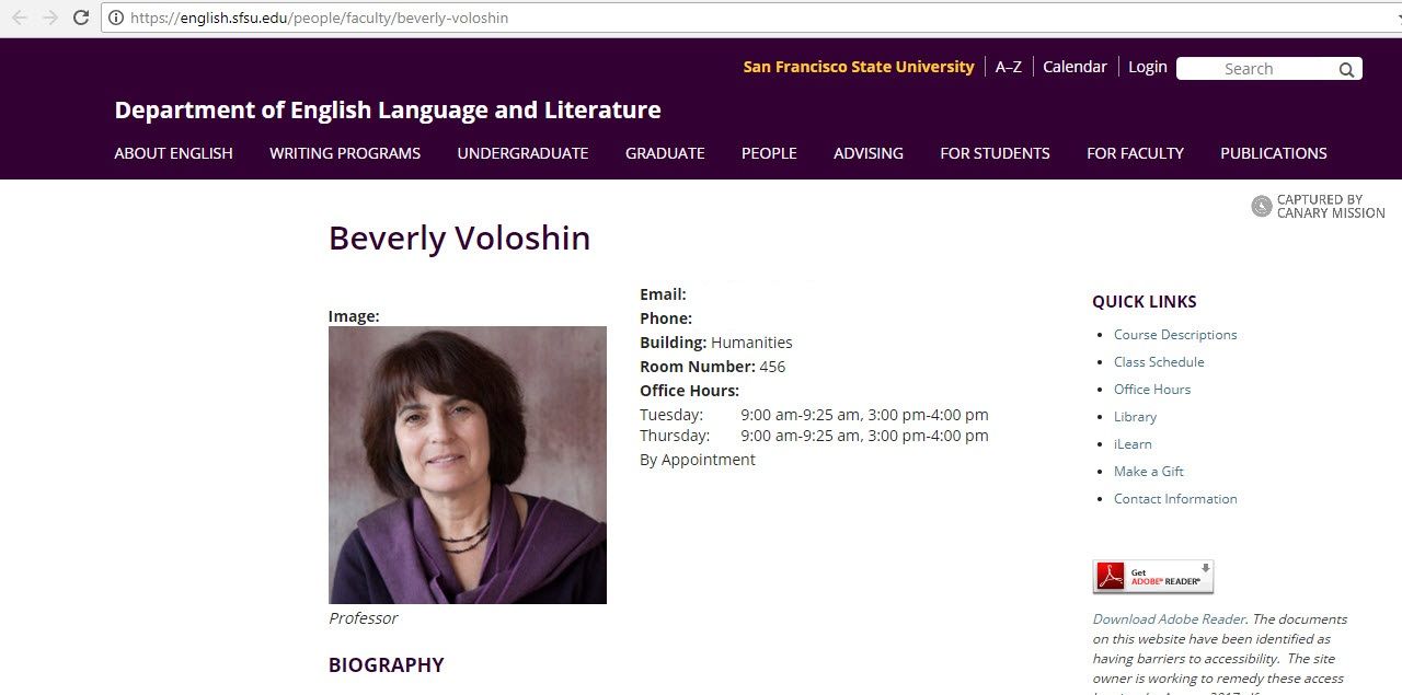 Beverly Voloshin, english.sfsu.edu - Jun 7, 2018
