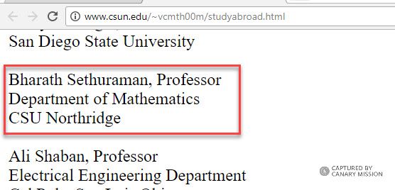 Bharath Sethuraman, csun.edu - Jan 15, 2018
