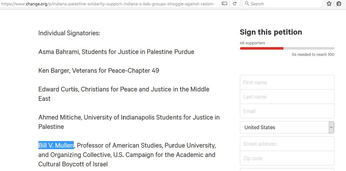 Bill Mullen, change.org - 01 June 2016