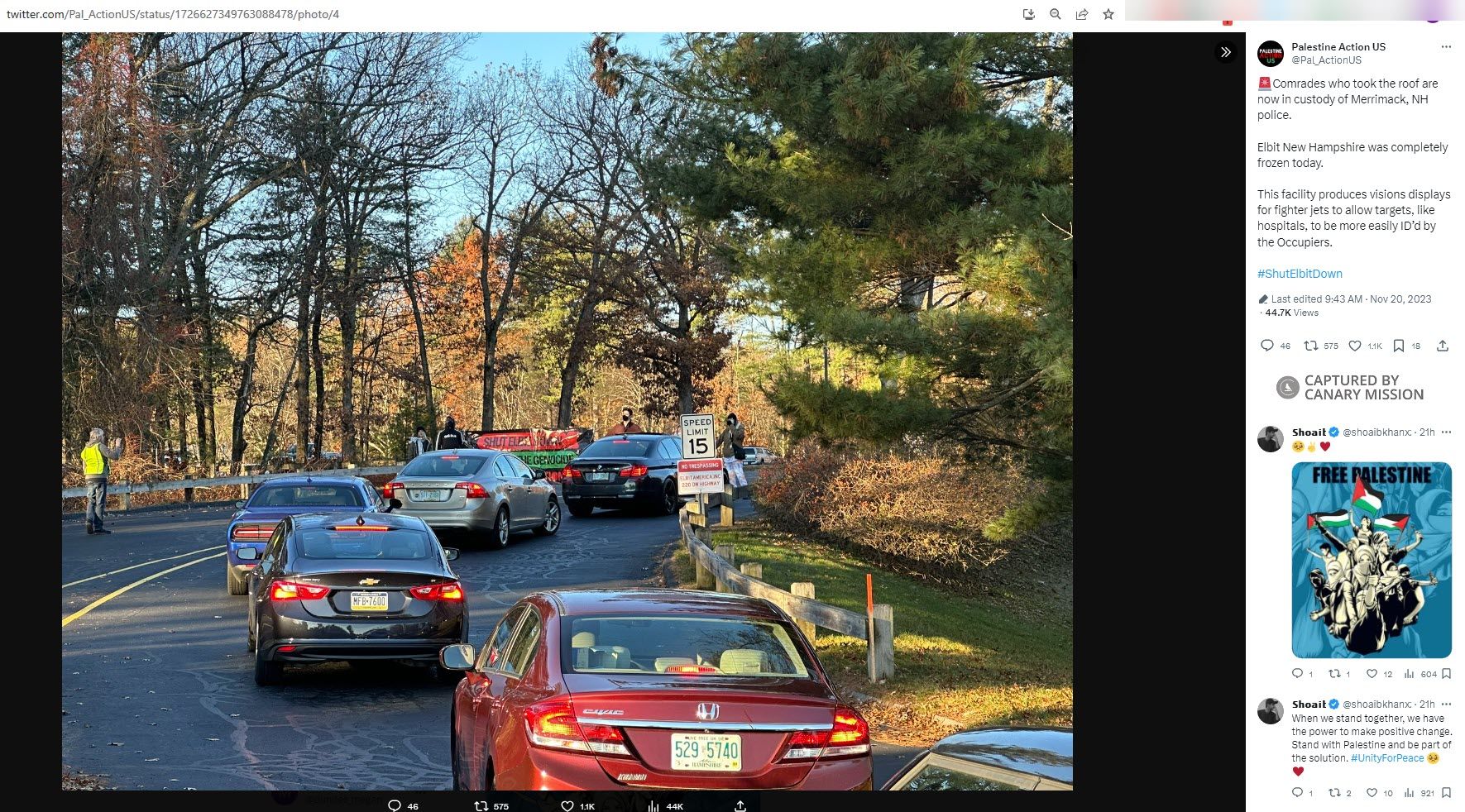 Bridget Shergalis, Twitter - Nov 20, 2023