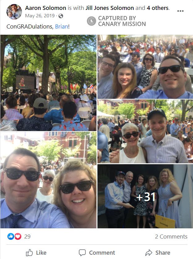 Brooch Solomon, Facebook - May 26, 2019