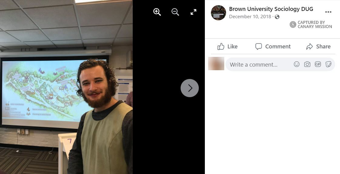 Brooch Solomon, Facebook - Dec 10, 2018