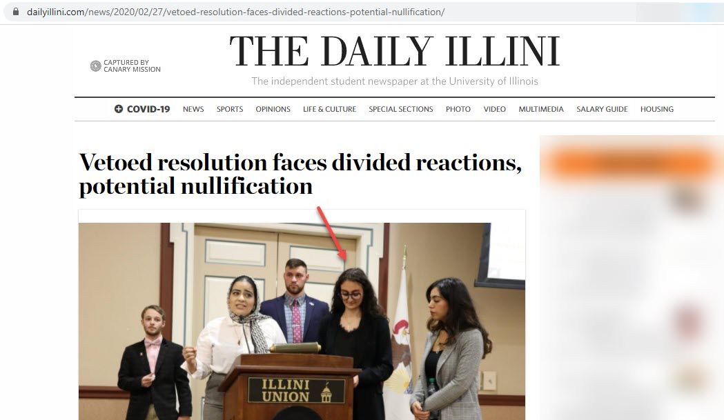 Buthaina Hattab, dailyillini.com - Feb 27, 2020