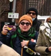 Caitlin Ryan Lawrence’s protest appearance, Ireland Solidarity for Gaza 2