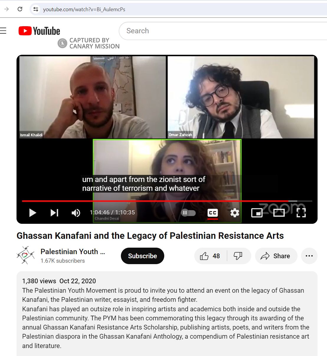 Chandni Desai, YouTube - Oct 22, 2020