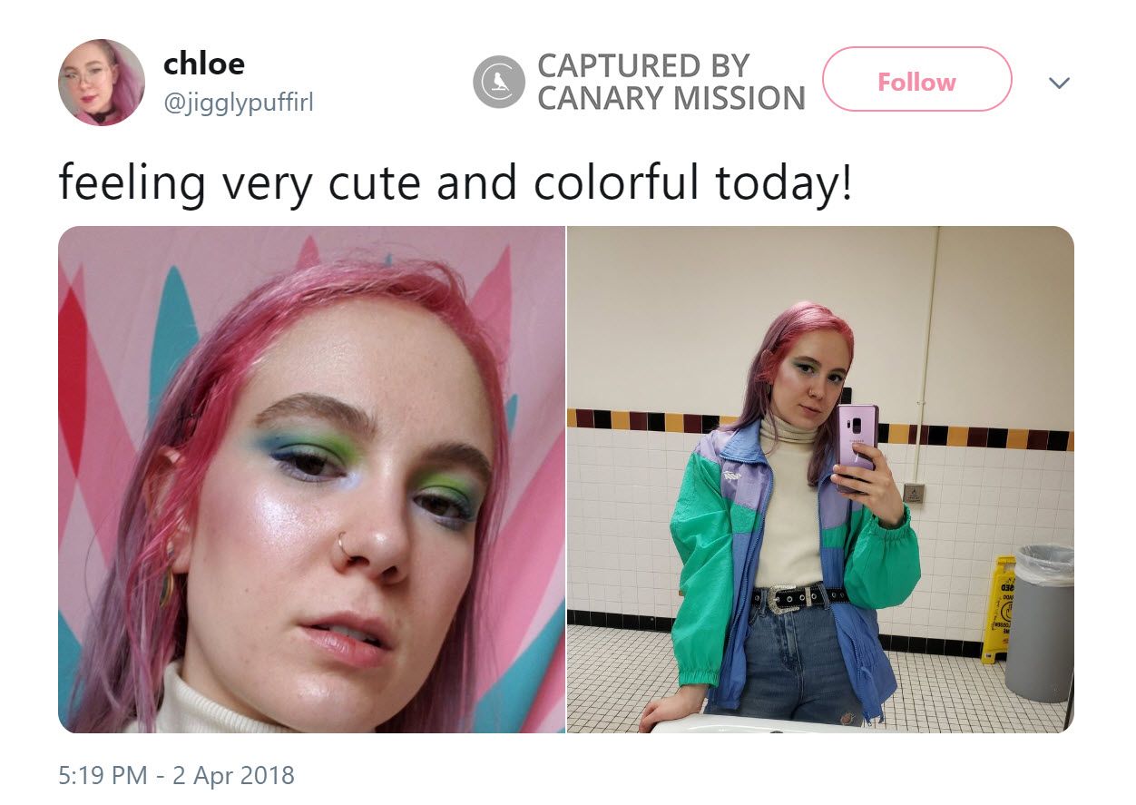 Chloe Danyo, Twitter - Apr 2, 2018