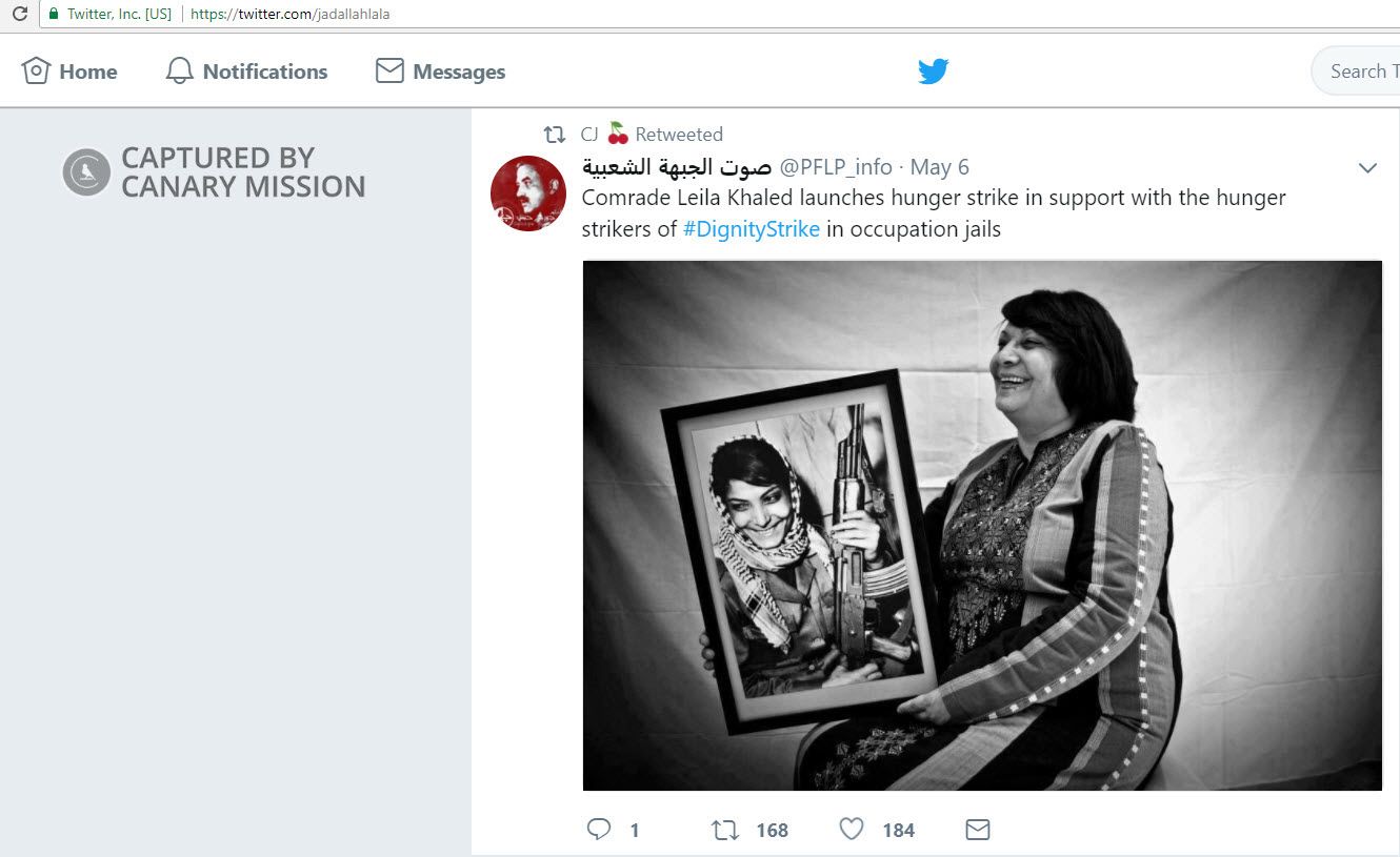 Chris Jadallah, Twitter - May 6, 2017