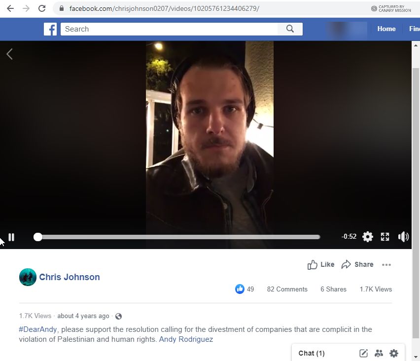 Chris Johnson, Facebook - Jan 25, 2016