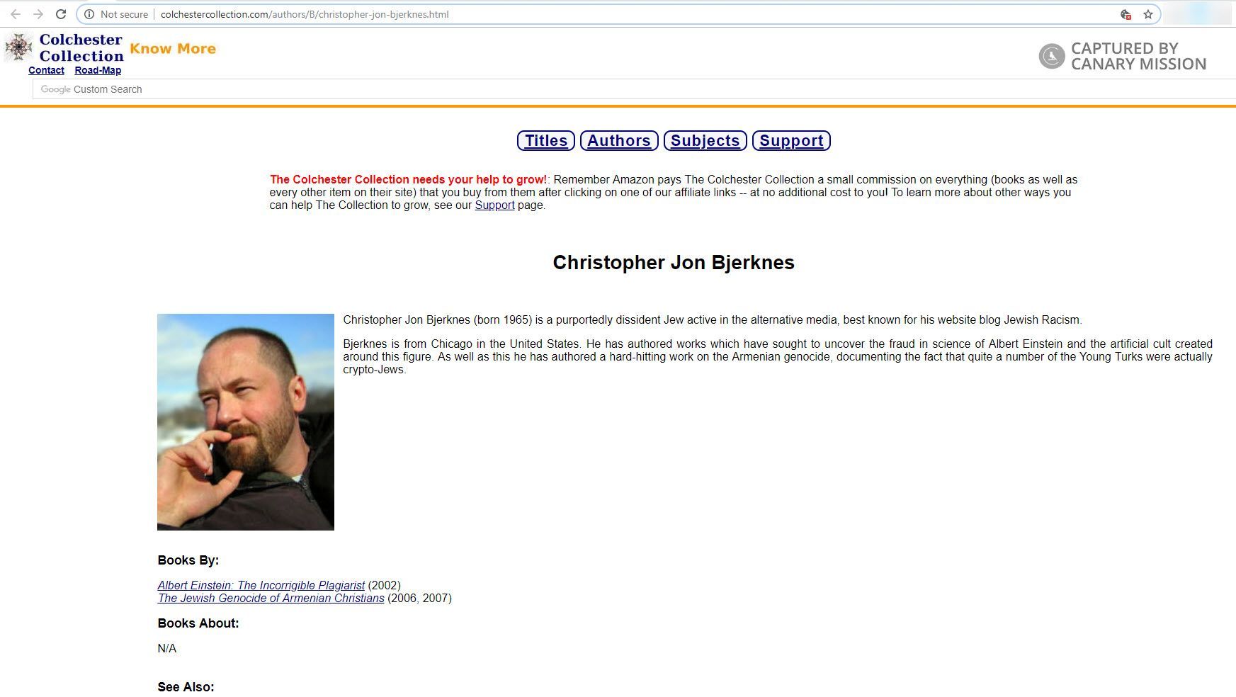 Christopher Jon Bjerknes, colchestercollection.com - Aug 21, 2019