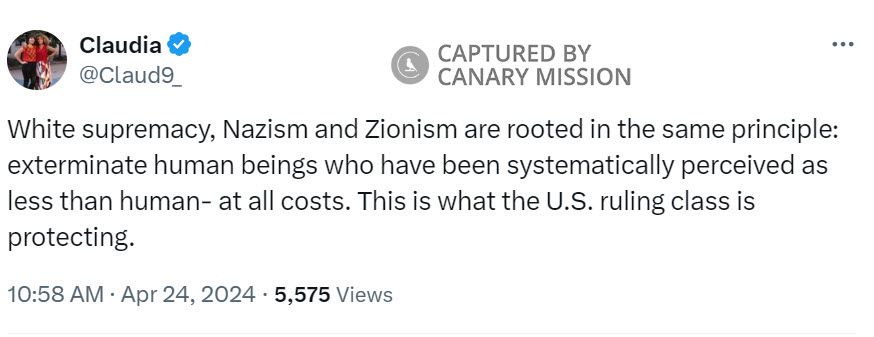 Claudia De la Cruz, Twitter - Apr 24, 2024