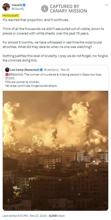 Claudia De la Cruz, Twitter - Feb 23, 2024