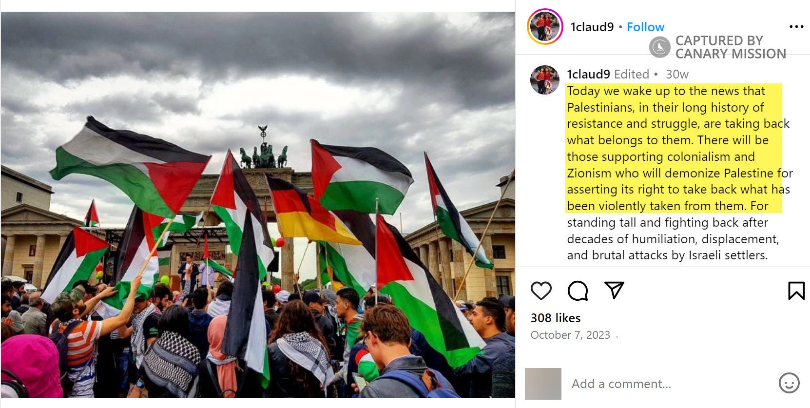 Claudia De la Cruz, Instagram - Oct 7, 2023