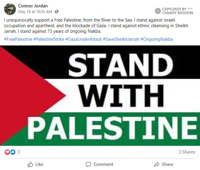 Connor Jordan, Facebook - May 18, 2021