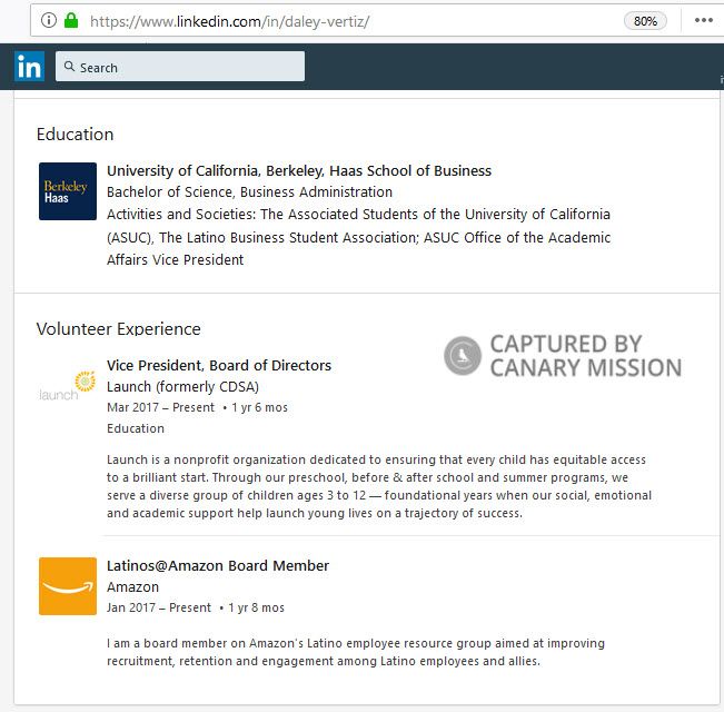 Daley Vertiz, LinkedIn - Aug 27, 2018