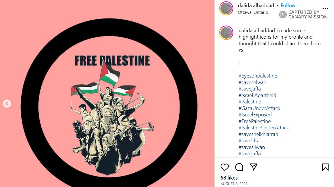 Dalida Alhaddad, Instagram - Aug 8, 2021