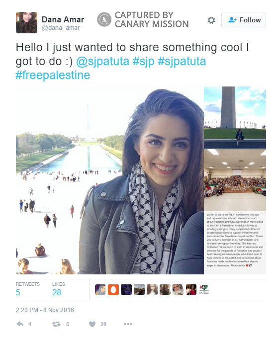 Dana Amar, Twitter - Nov 8, 2016