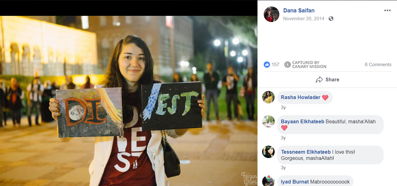 Dana Saifan, Facebook - Nov 20, 2014