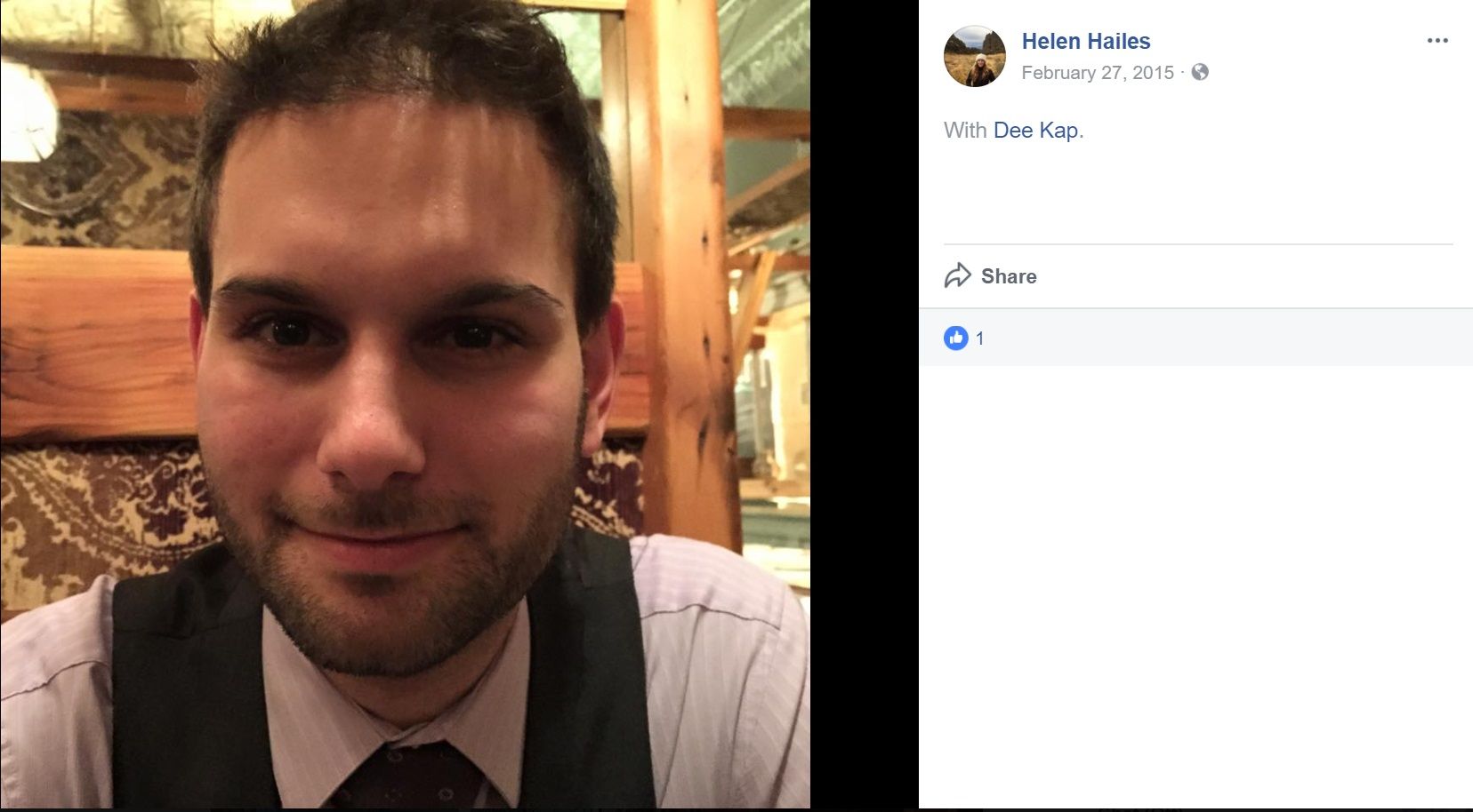 Daniel Kaplan, Facebook - Feb 27, 2015