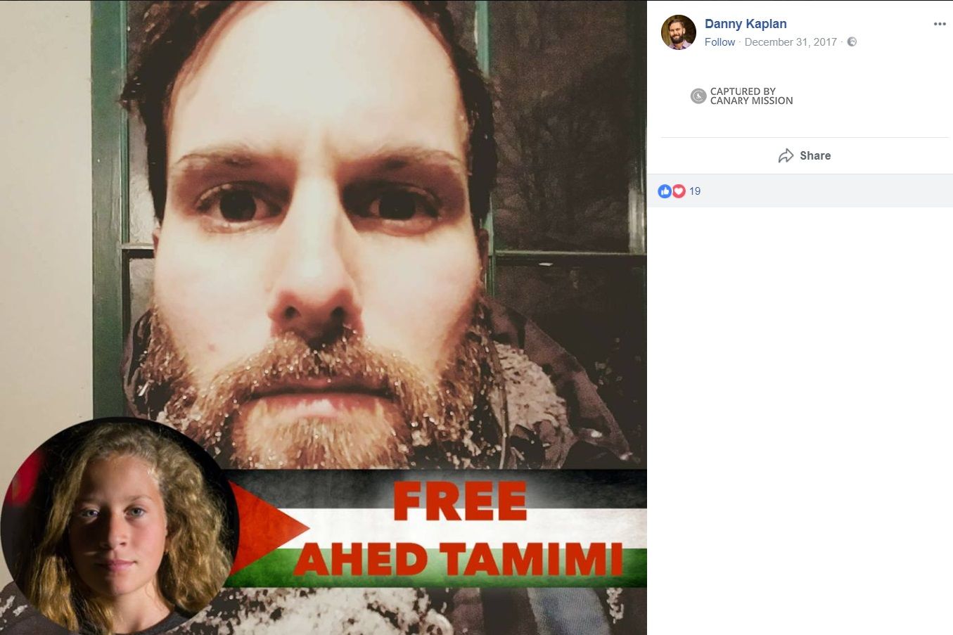 Daniel Kaplan, Facebook - Dec 31, 2017