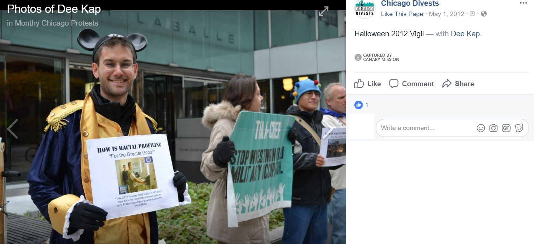 Daniel Kaplan, Facebook - May 1, 2012