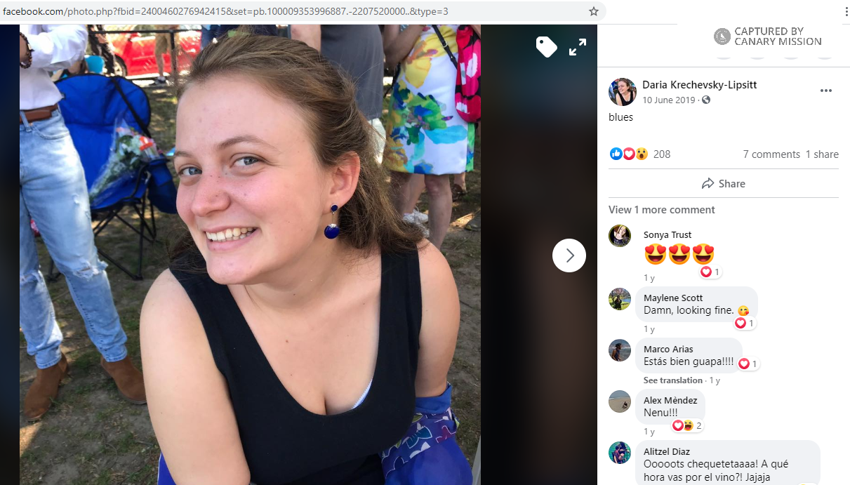 Daria Krechevsky-Lipsitt, Facebook - Jun 10, 2019
