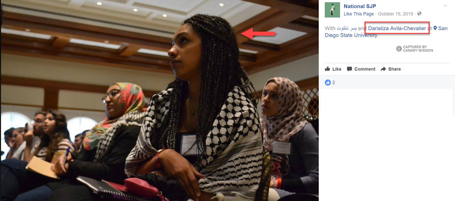 Darializa Avila Chevalier, Facebook - Oct 15, 2015