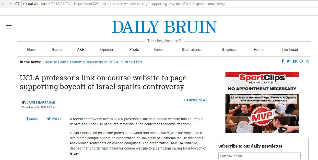 David Shorter, dailybruin.com - Apr 24, 2012
