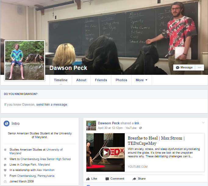 Dawson Peck, May - 2017 2 KpoWTe