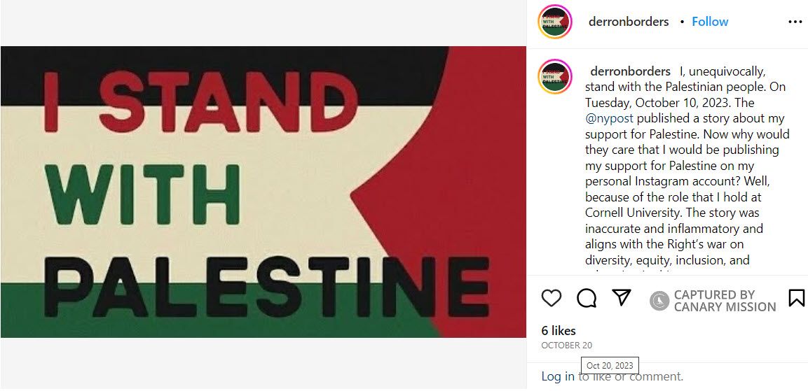 Derron Borders, Instagram - Oct 20, 2023