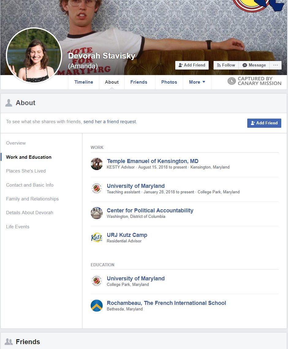 Devorah Stavisky, Facebook - May 7, 2019