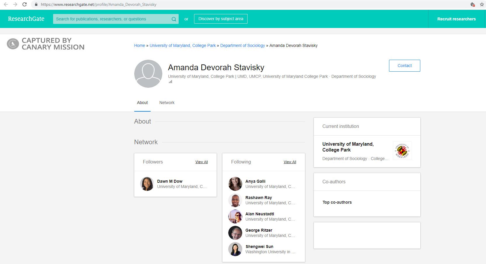 Devorah Stavisky, researchgate.net - May 7, 2019