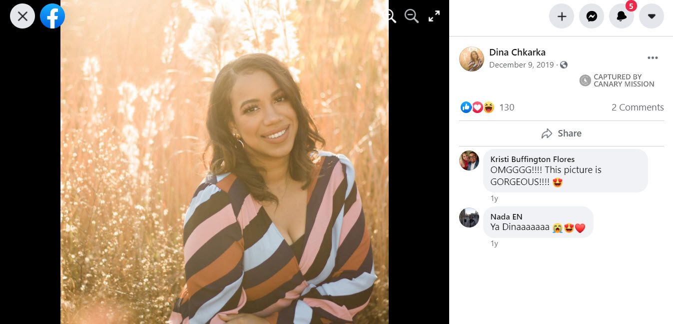 Dina Chkarka, Facebook - Dec 9, 2019