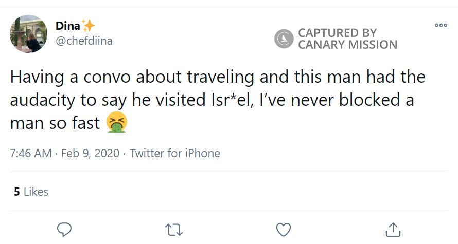 Dina Chkarka, Twitter - Feb 9, 2020