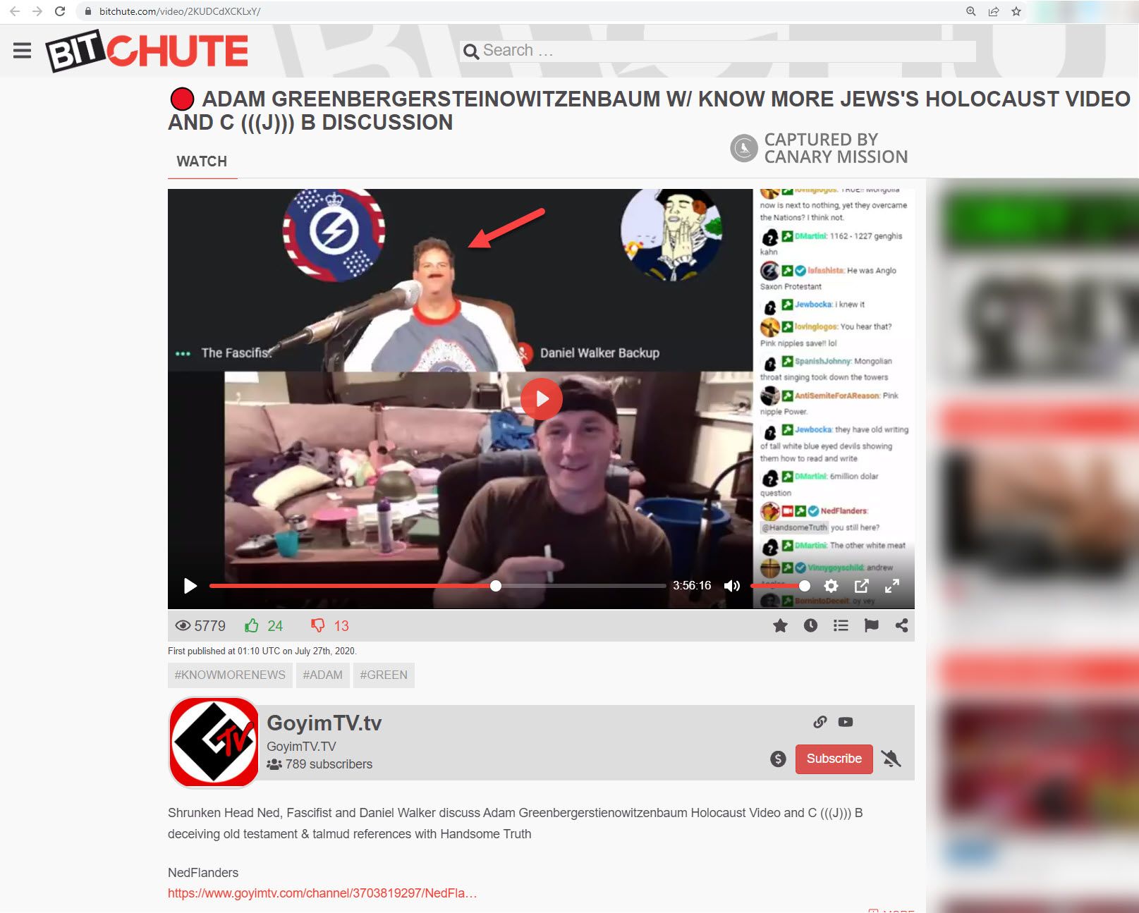 Dominic DiGiorgio, Bitchute - Jul 27, 2020