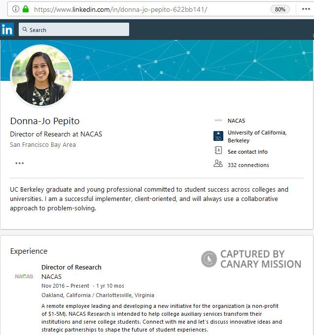 Donna-Jo Pepito, LinkedIn - Aug 23, 2018