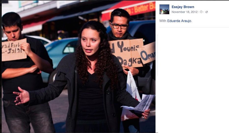 Eduarda Araujo, Facebook - 18 Nov 2012